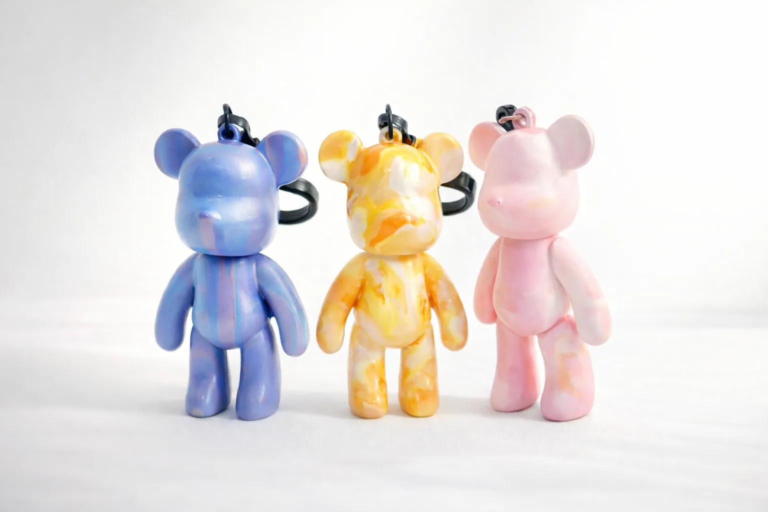 Marbled fluid bear creation