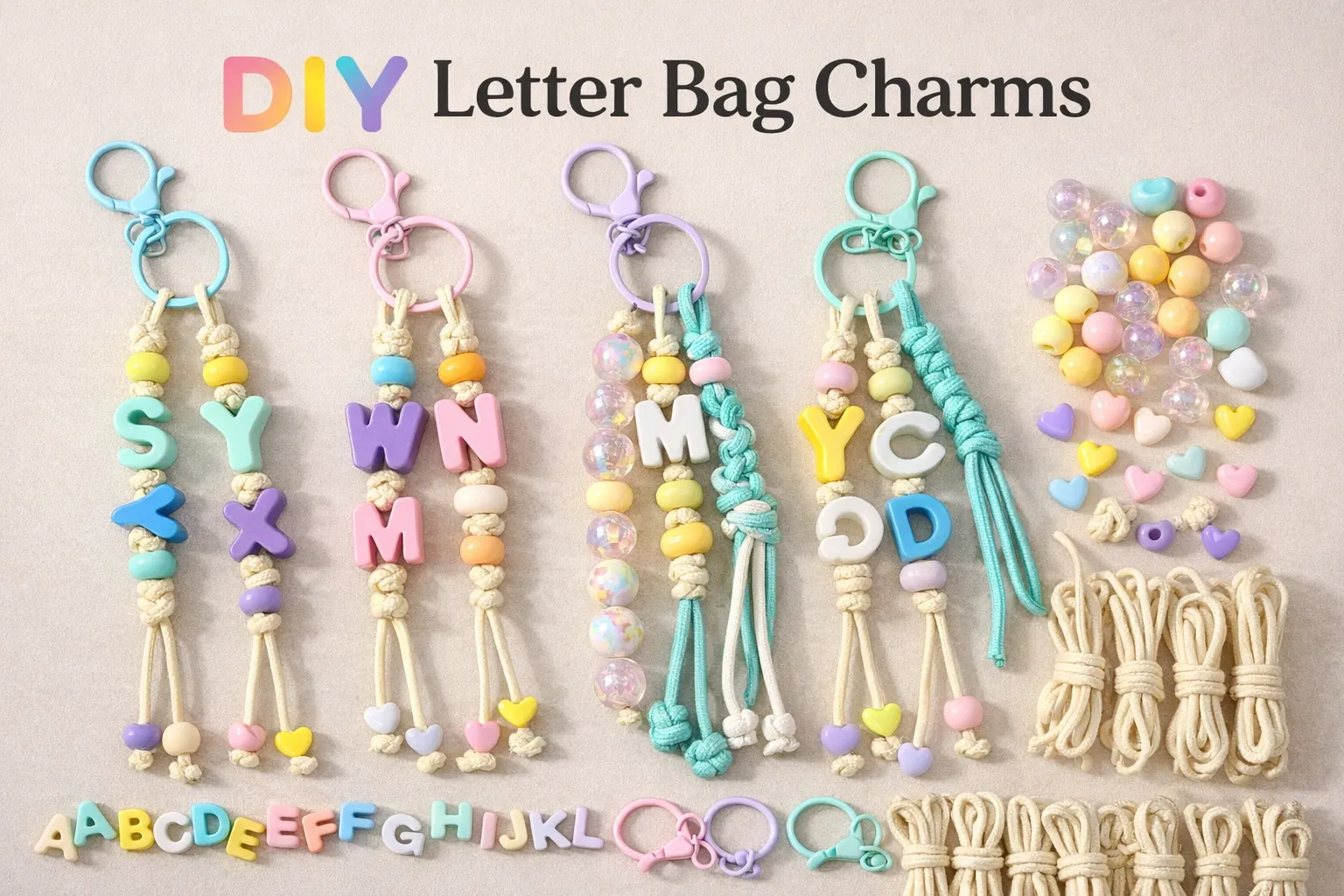 Bracelet and keychain making activity